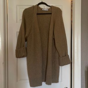 Zara camel cardigan